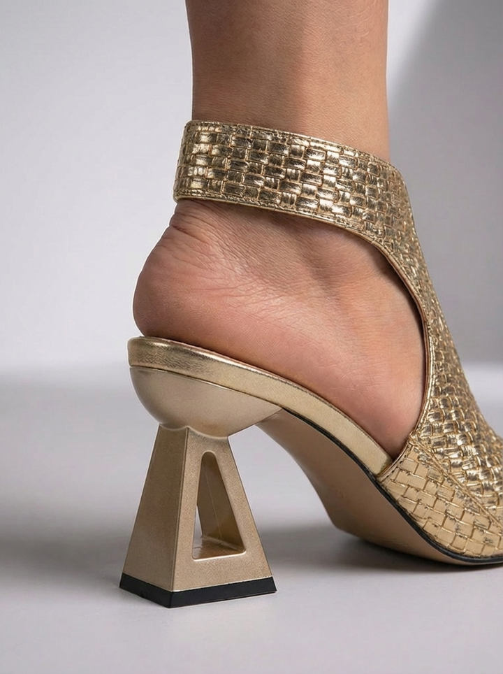 Marli | Elegant Braided Heeled Sandals
