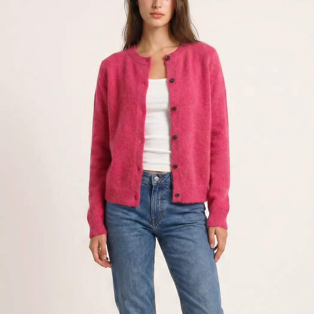 Theresa | Soft Button Cardigan
