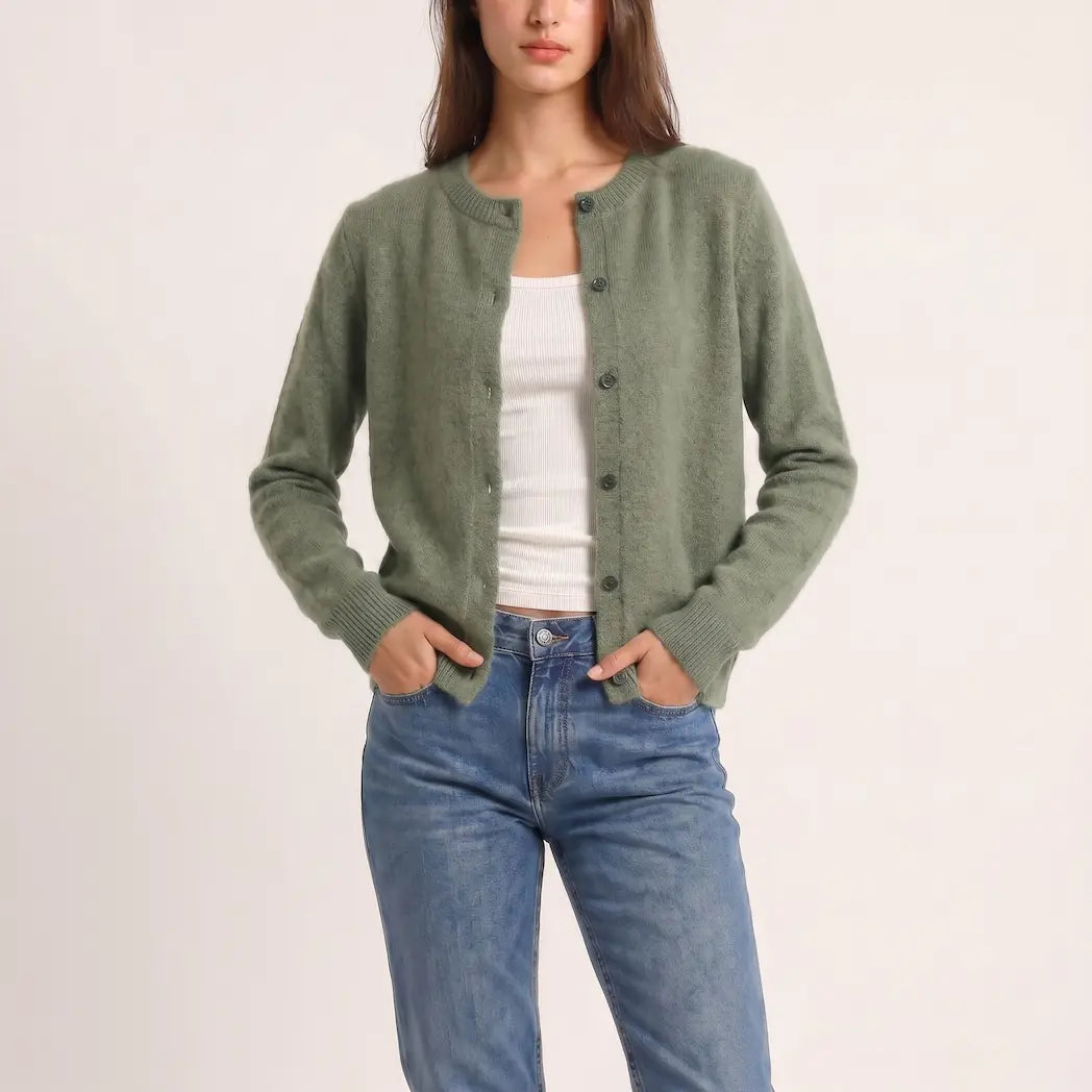 Theresa | Soft Button Cardigan