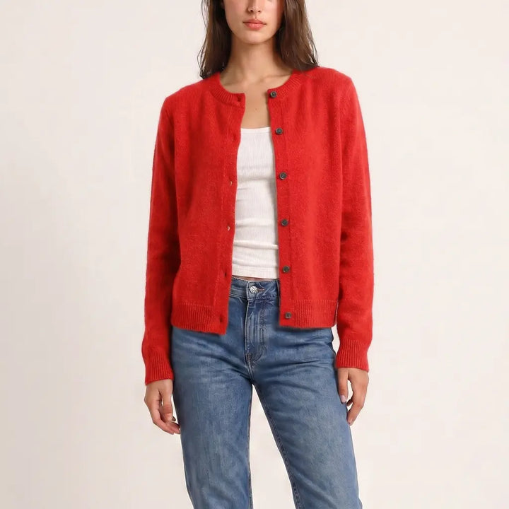 Theresa | Soft Button Cardigan
