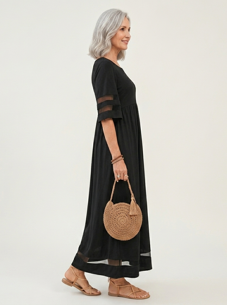 Aletta | Tummy-Smoothing Midi Dress