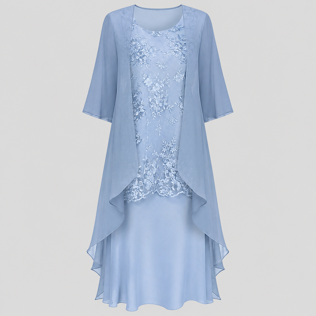 Zelda | Chiffon Two-Piece Dress
