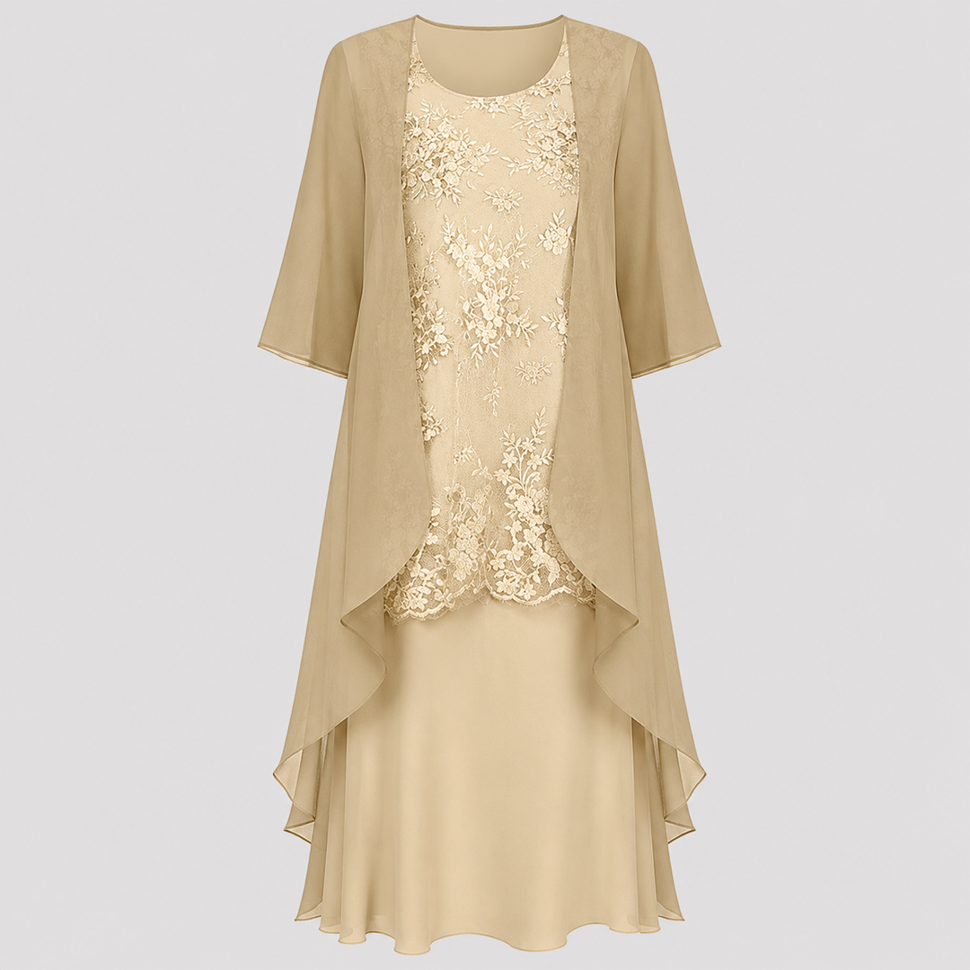 Zelda | Chiffon Two-Piece Dress
