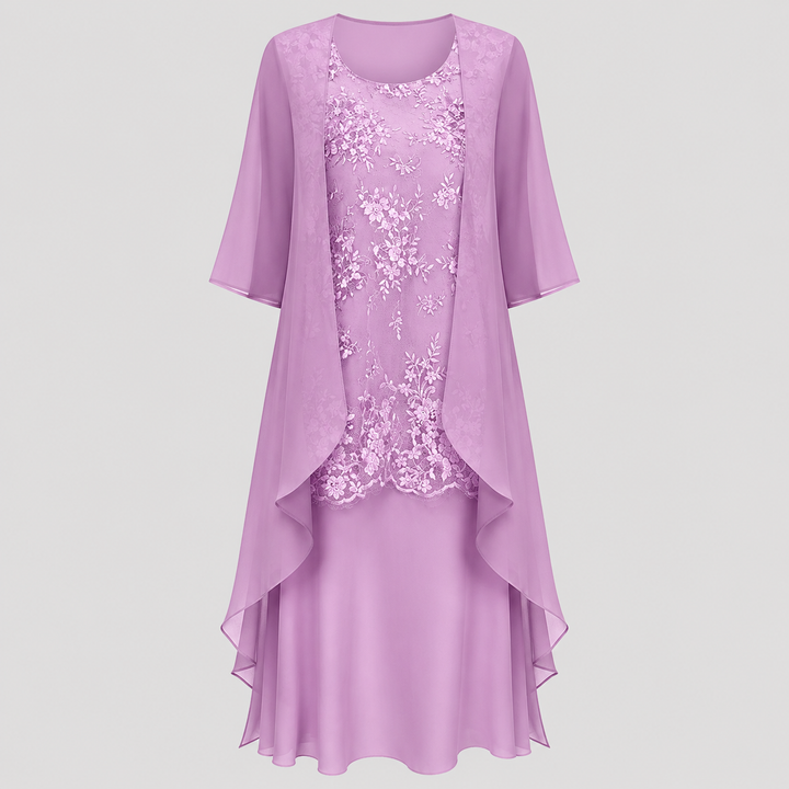 Zelda | Chiffon Two-Piece Dress