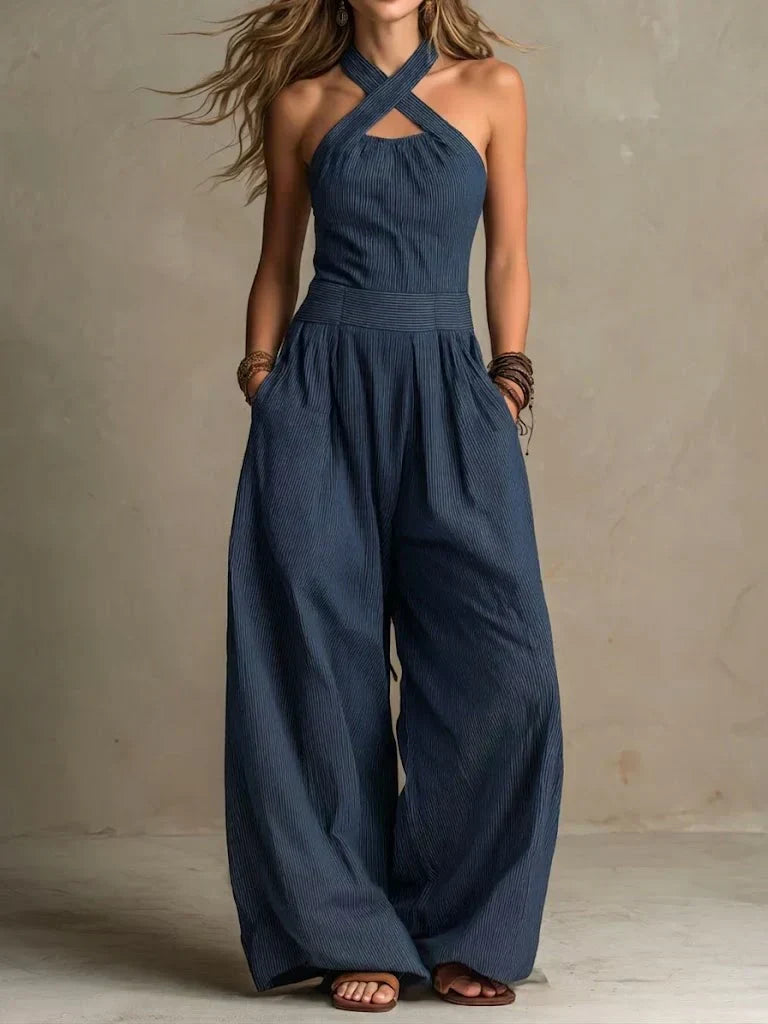Camille | Wrap Wide-Leg Jumpsuit