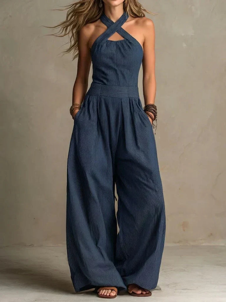 Camille | Wrap Wide-Leg Jumpsuit