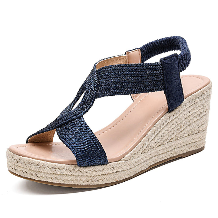 Adri | Woven Wedge Sandals