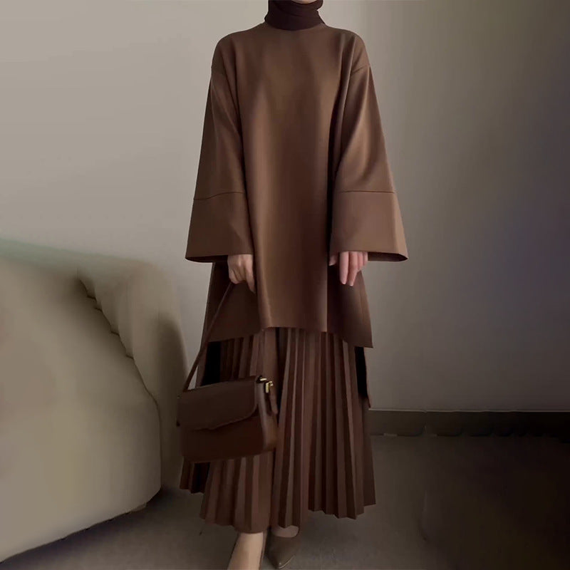Ronell | Chic Pleated Two-Piece Set