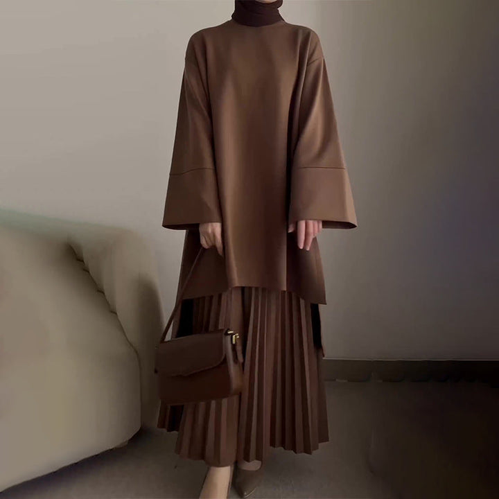 Ronell | Chic Pleated Two-Piece Set