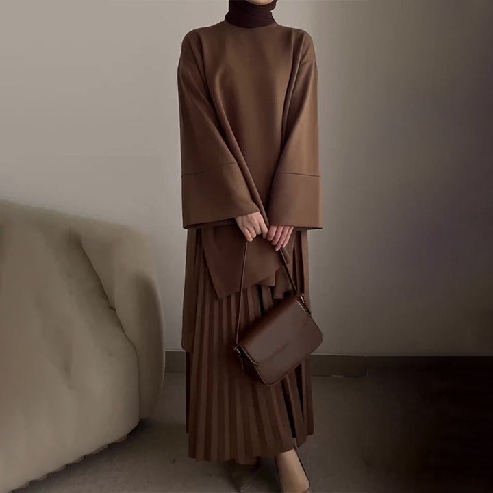 Ronell | Chic Pleated Two-Piece Set