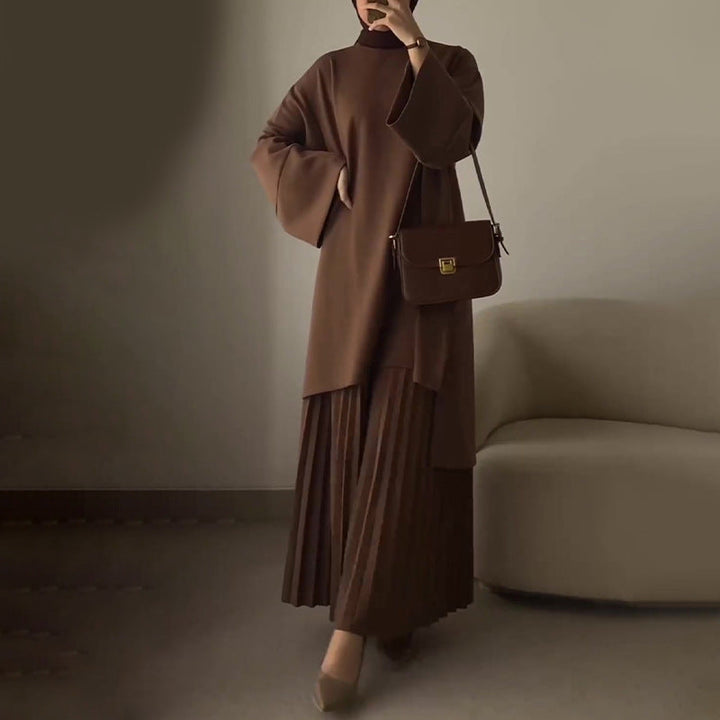 Ronell | Chic Pleated Two-Piece Set