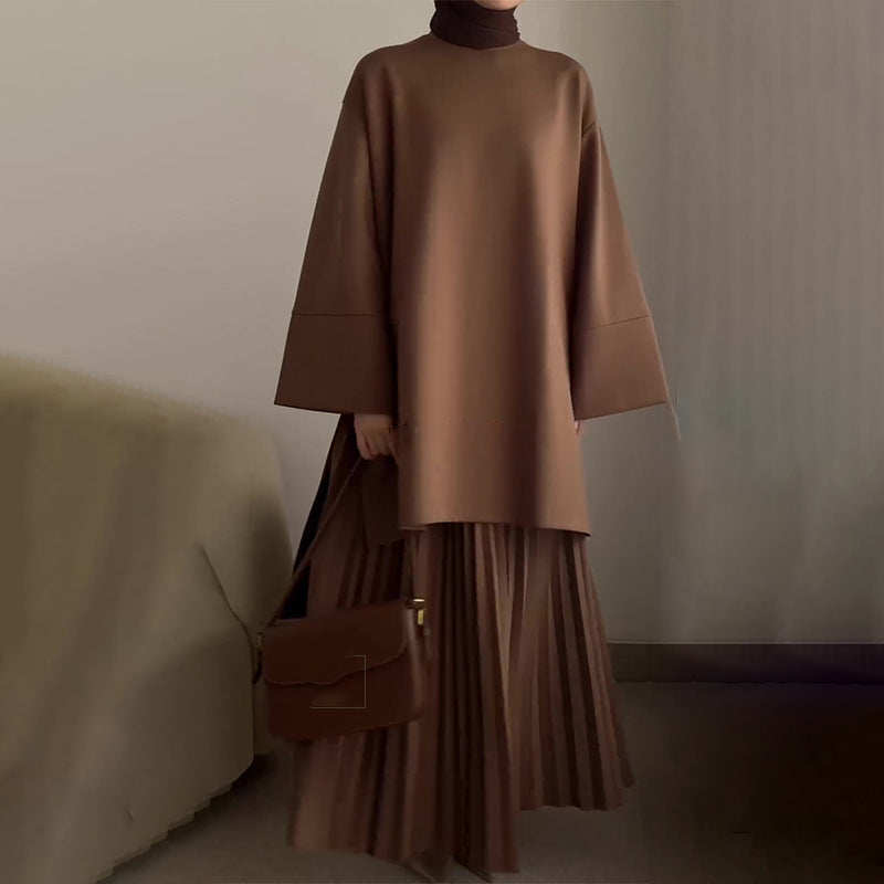 Ronell | Chic Pleated Two-Piece Set
