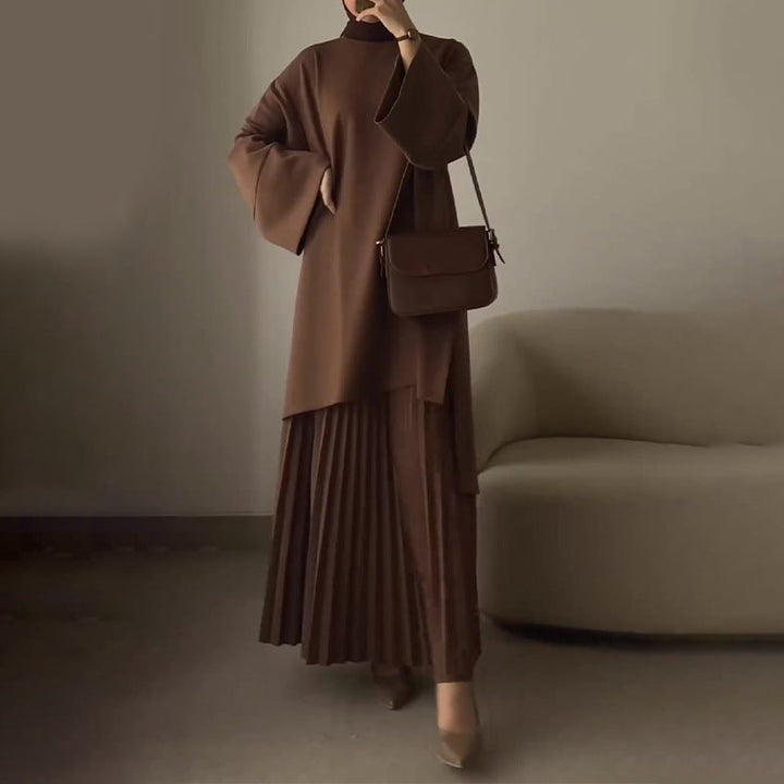 Ronell | Chic Pleated Two-Piece Set
