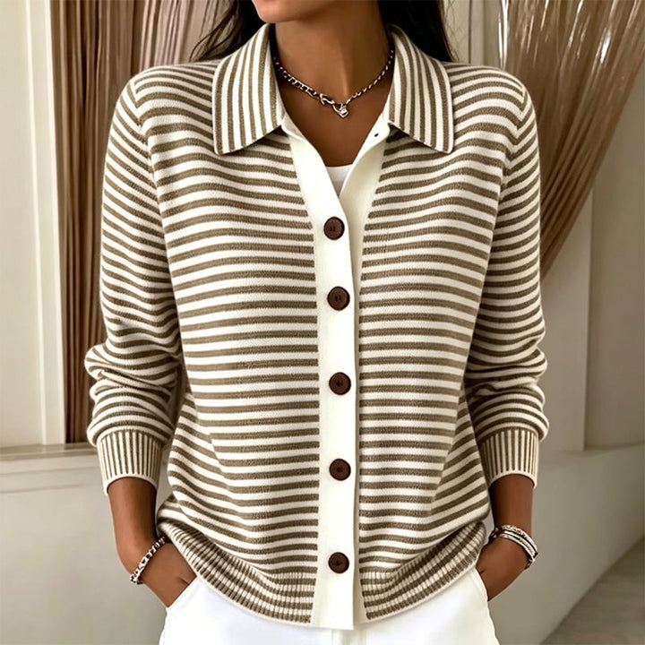 Wren | Striped Knit Cardigan